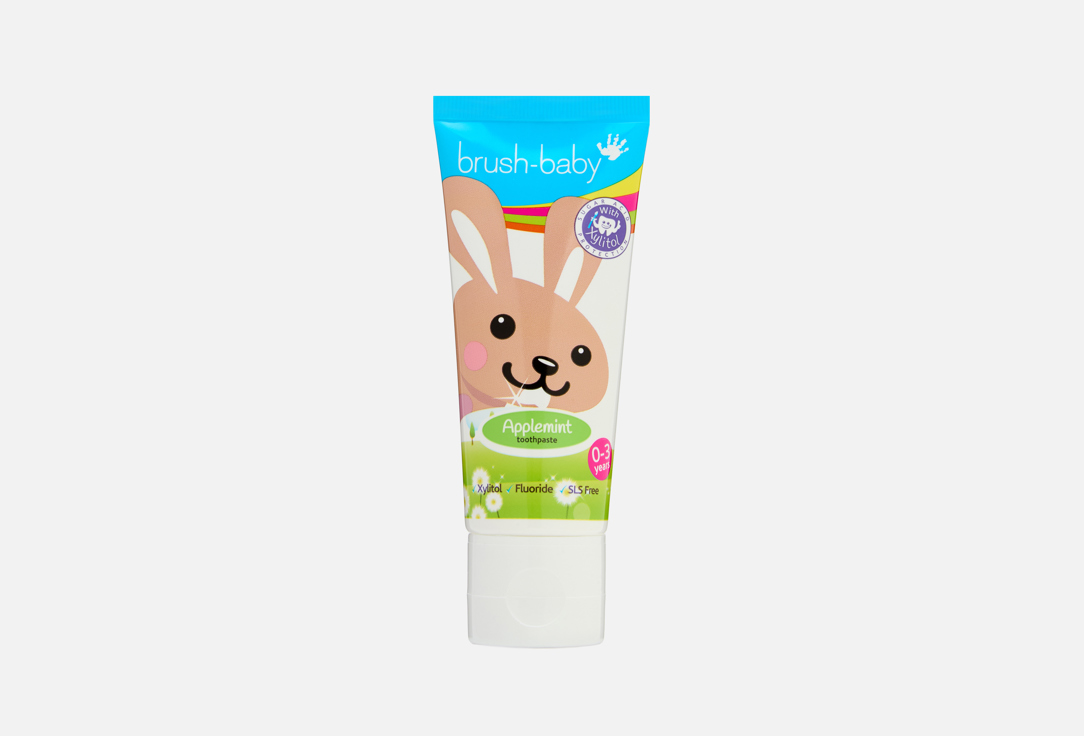 Изображение товара Детская зубная паста 0-3 года Brush-Baby applemint