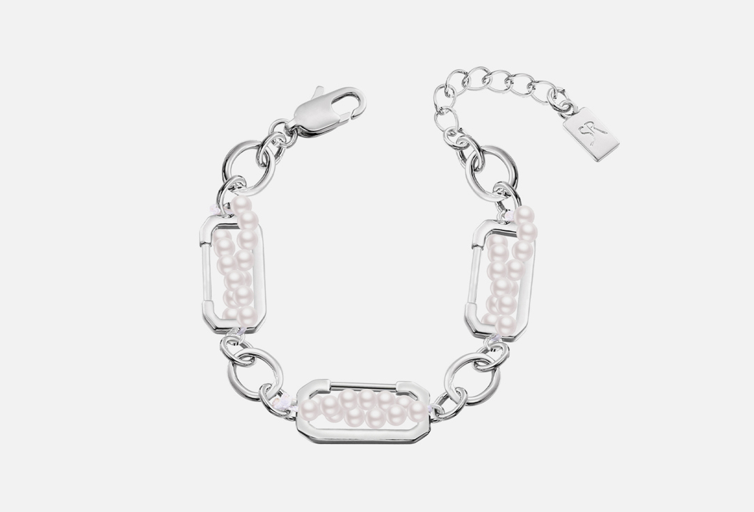 Изображение товара Браслет Selana Rejini Triple Moon Eternal с жемчугом для женщин серебро