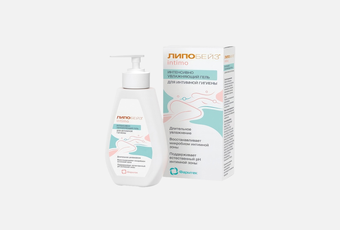 Изображение товара гель для интимной гигиены Липобейз интенсивно увлажняющий