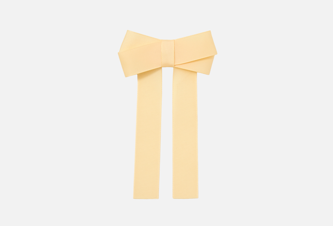 

Заколка бант для волос LA SIRÈNE, Желтый, Нежно-желтая 1 шт