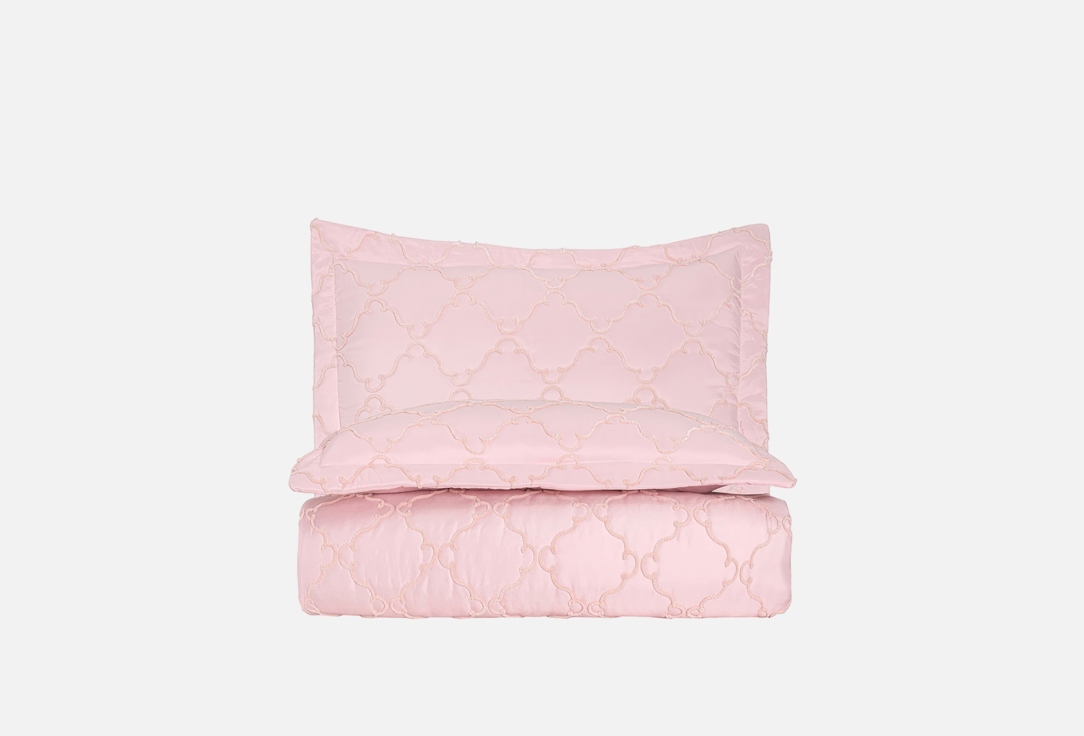 

Покрывало с наволочками AMBESONNE, Розовый, Village розовое, 230х240 1 шт