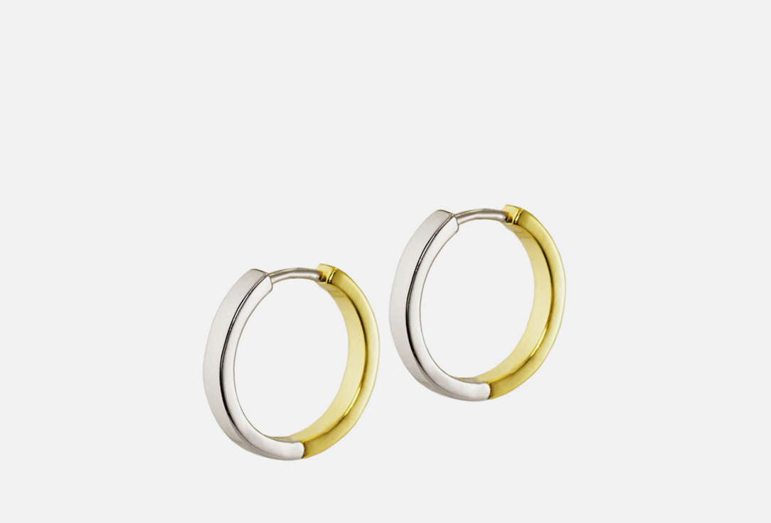 Серьги-кольца ALERIE-ACCESSORIES Hoops Base биколор 2 шт