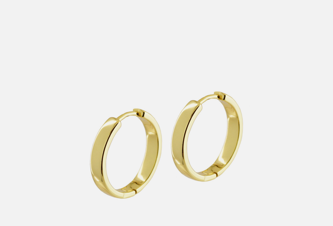 Серьги-кольца ALERIE-ACCESSORIES Hoops Base золотистые 2 шт