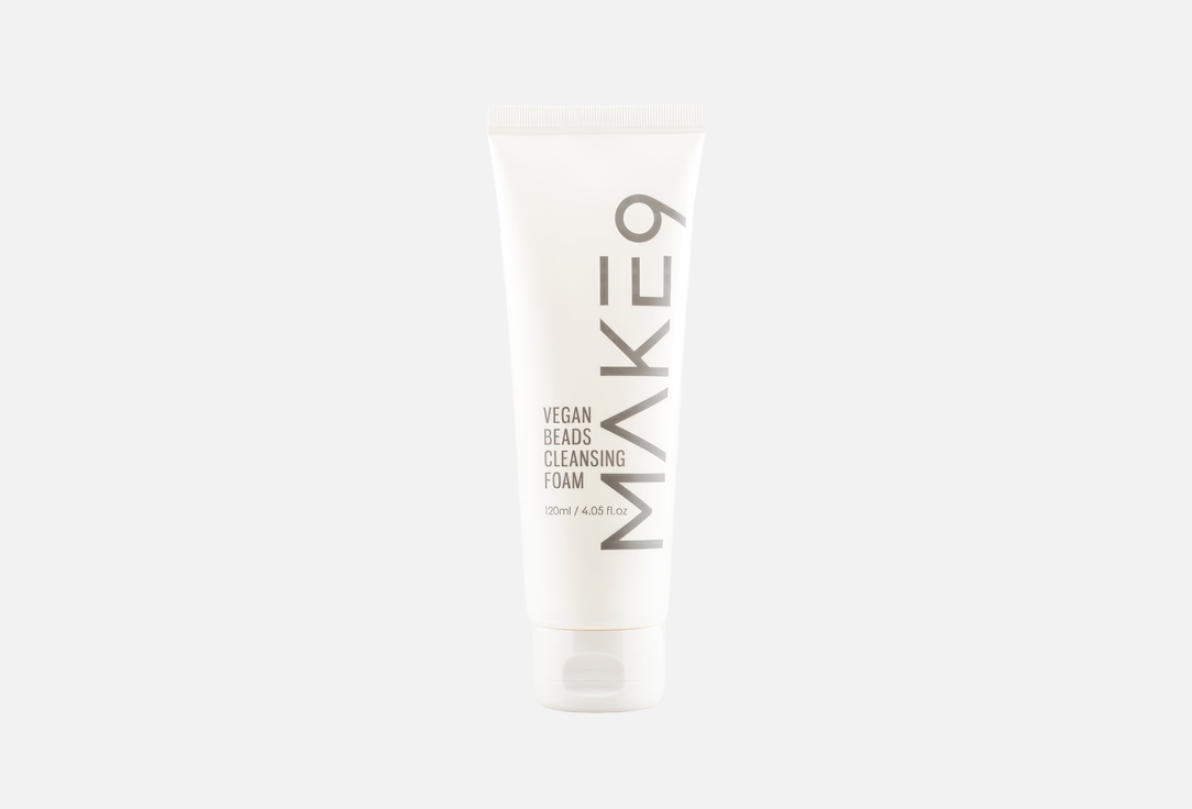 очищающая пенка для лица MAKE9 Vegan beads cleansing  foam 120 мл