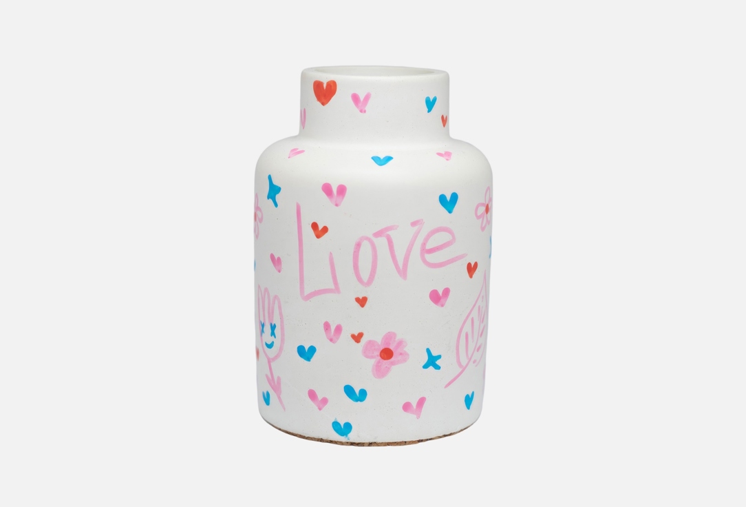 Изображение товара Ваза для сухоцветов Lavandinka белая