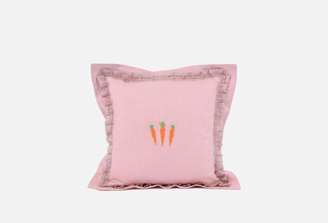 Изображение товара Декоративная подушка My Little Bunny 50х50 см из льна и хлопка для детей NFamily