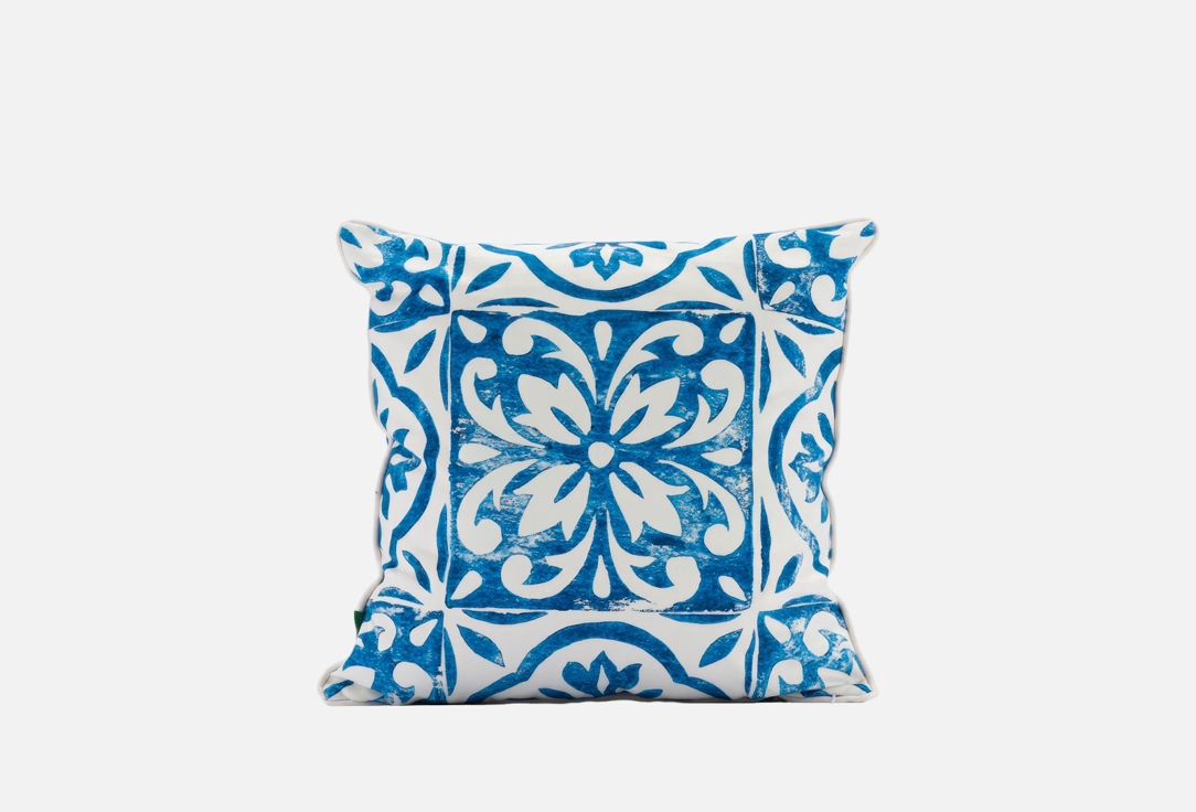 

Подушка декоративная N FAMILY, Синий, Азулежу, крупная мозаика, 50х50 1 шт