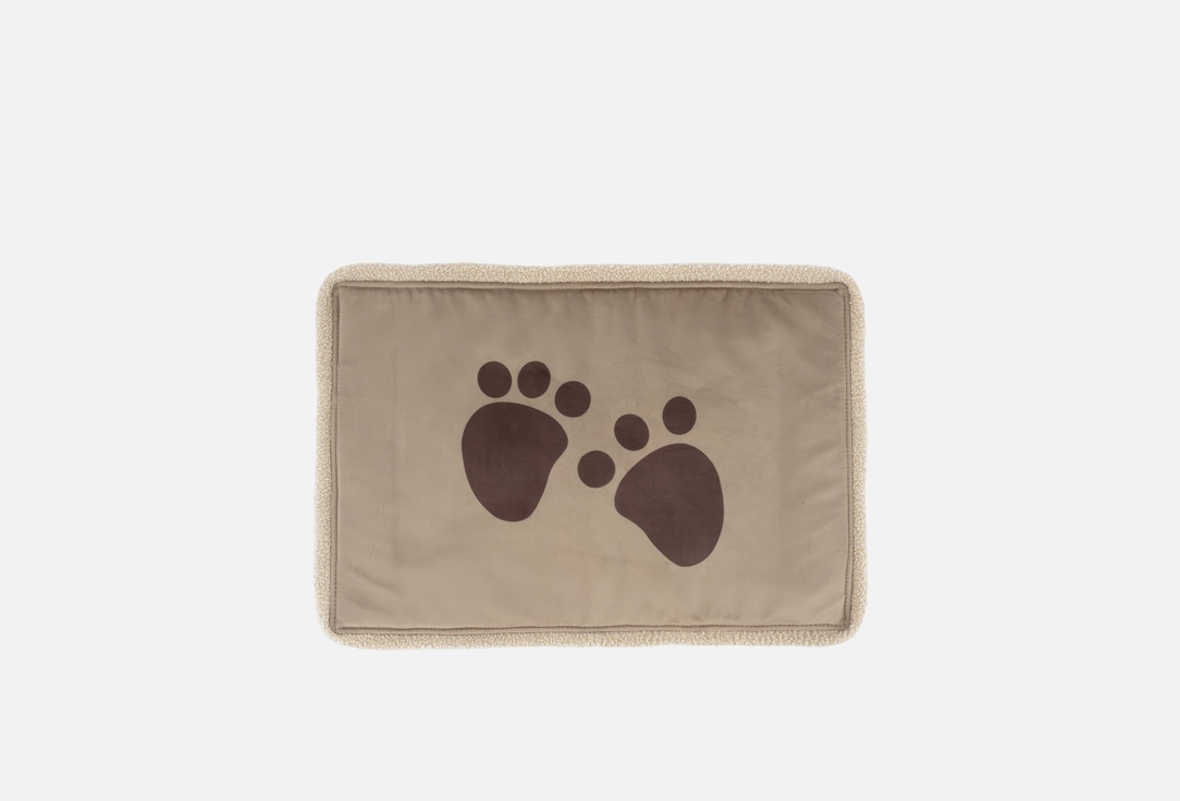 

Коврик прикроватный N FAMILY, Коричневый, ЛАПКИ, 50х70 1 шт