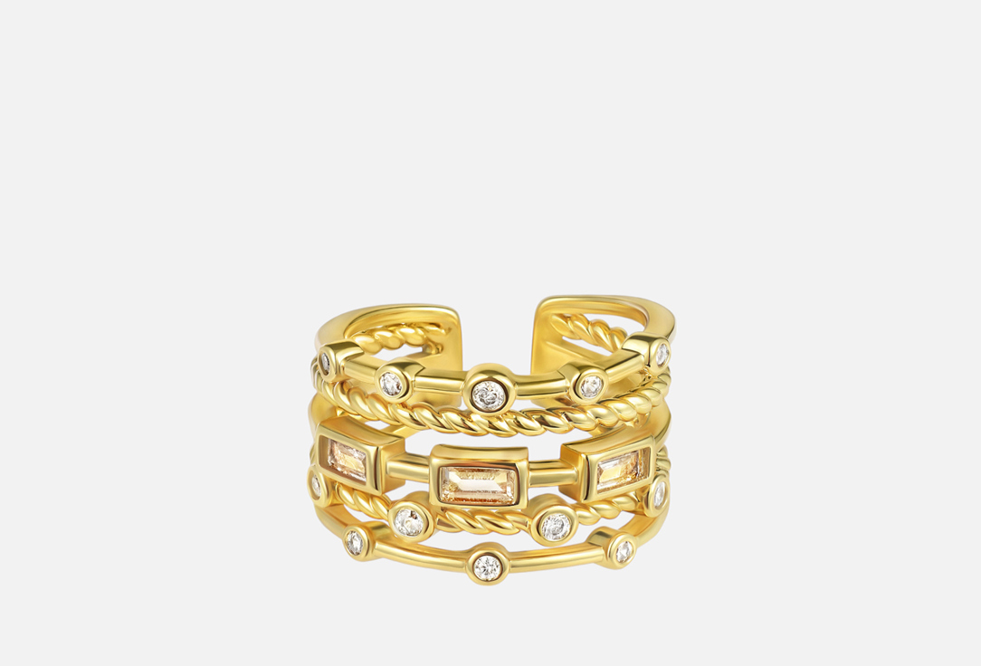 

Кольцо GINADREAMS, Блеск Gold ONESIZE мл