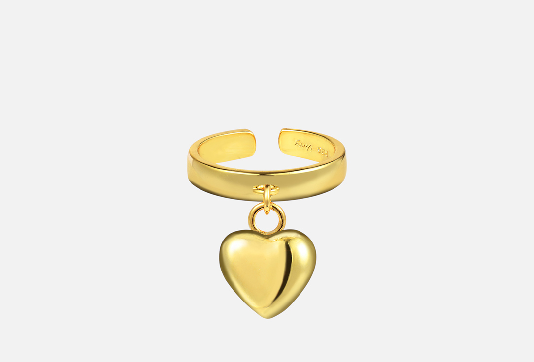 Кольцо GINADREAMS С сердечком Gold ONESIZE мл