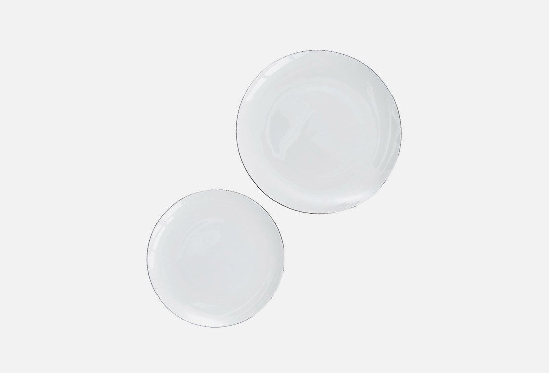 Изображение товара Набор тарелок Mandarin Decor Blanc Platinum