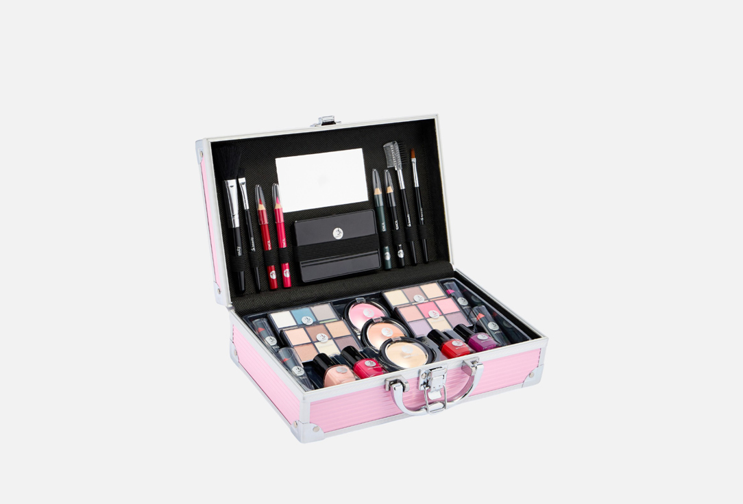 Изображение товара Косметический набор 2K Beauty New Your Pink №14 для макияжа глаз губ и ногтей