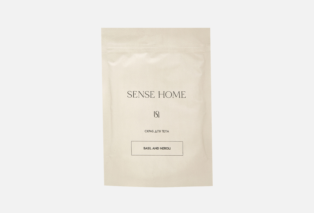 Изображение товара Скраб для тела Sense Home basil and neroli натуральный увлажняющий антицеллюлитный 200 г