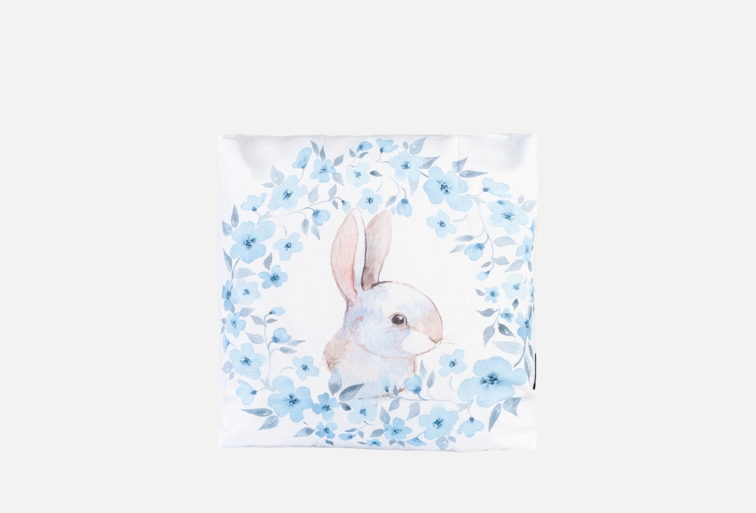 Изображение товара Наволочка декоративная JoyArty Цветочный кролик, 45х45