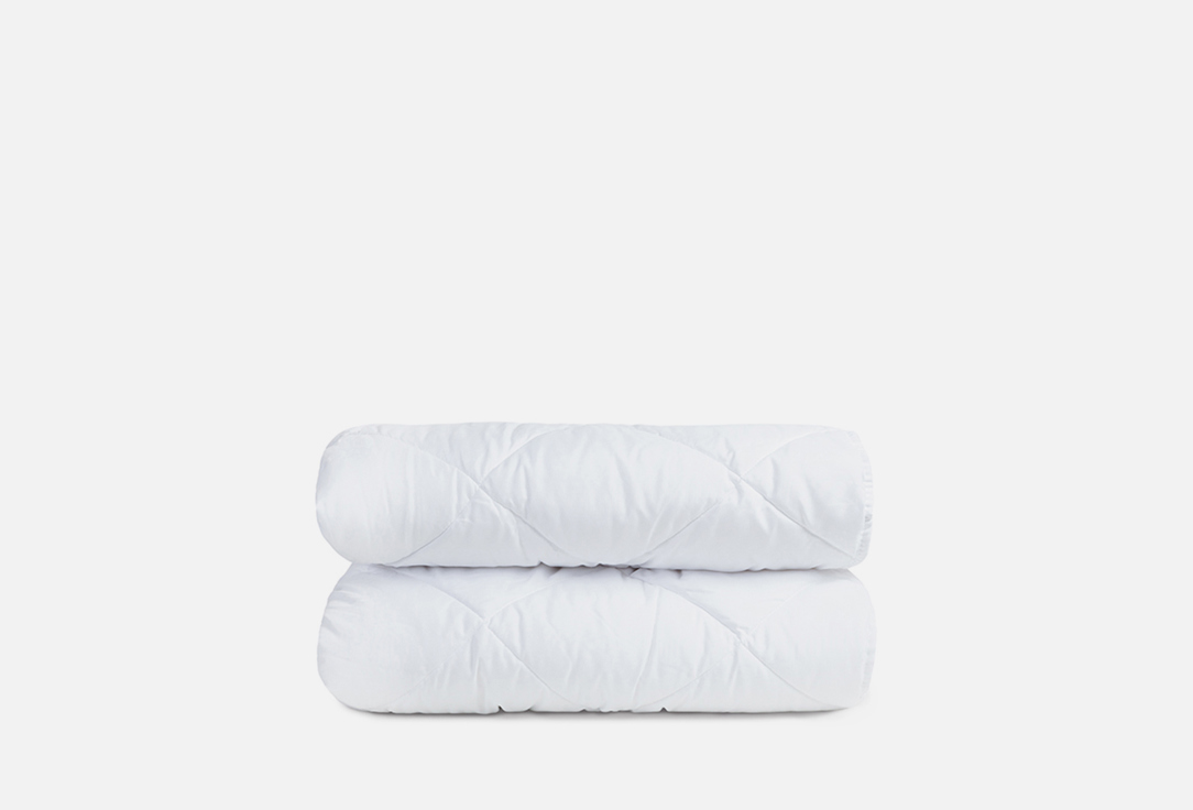 Одеяло всесезонное стеганое AMBESONNE White, 140x205