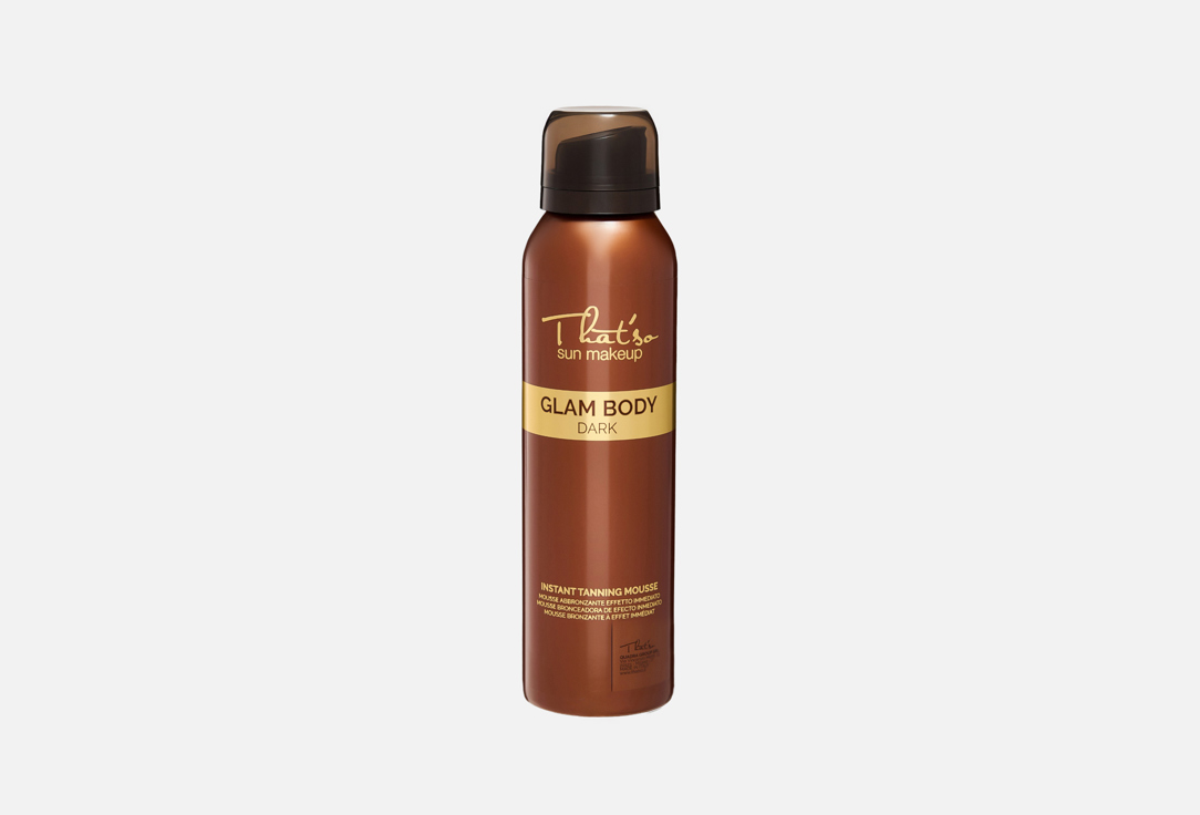 

мусс-автозагар для тела THAT’SO, Glam body mousse Dark 150 мл