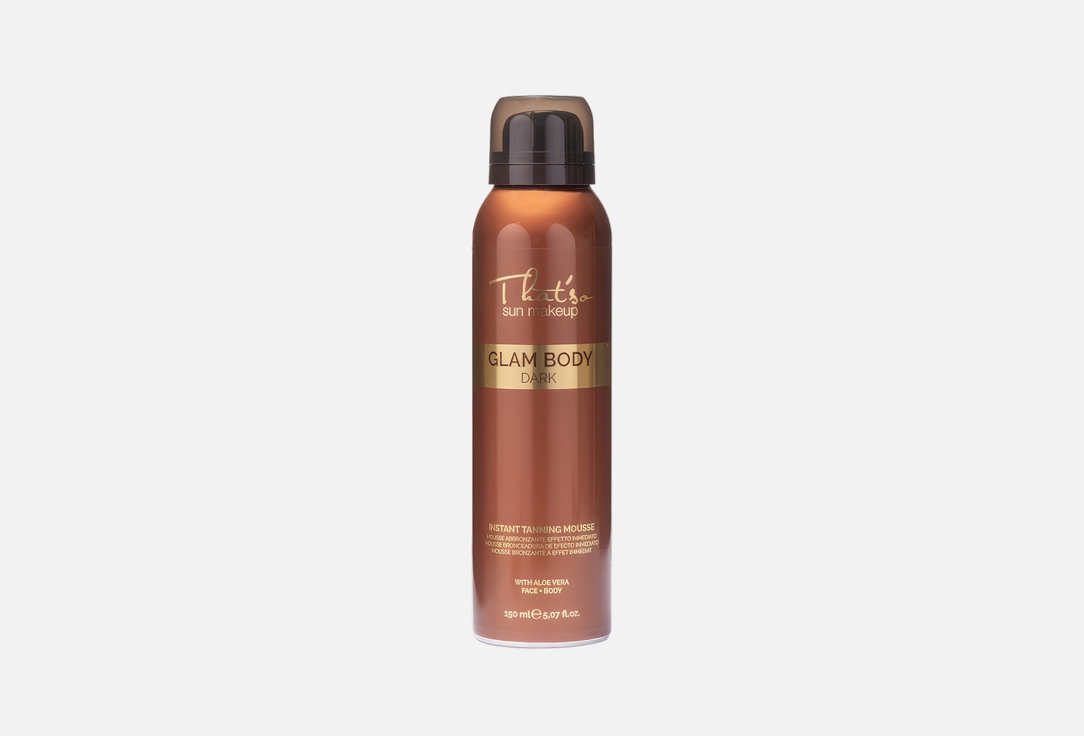 мусс-автозагар для тела THAT’SO Glam body mousse Dark 150 мл