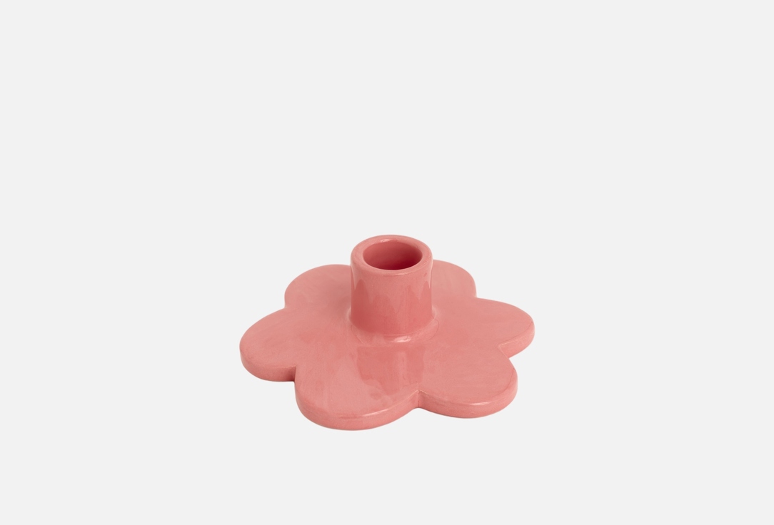 

Керамический подсвечник SASHA GUNGA, Розовый, Розовый 1 шт