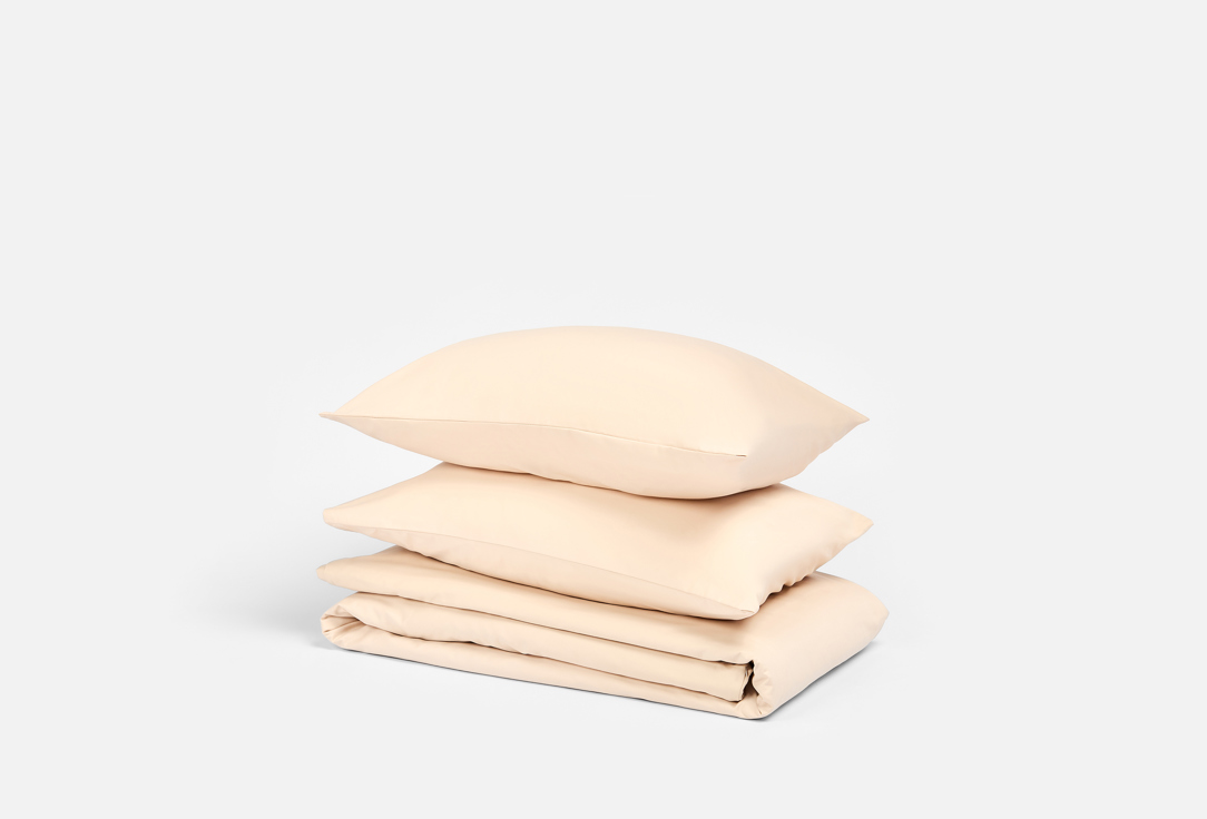 Изображение товара Комплект постельного белья Атмосфера двуспальный сатин крем 2-спальный Россия