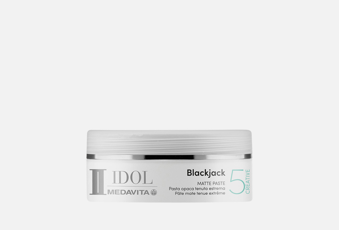 Матовая паста для волос Medavita idol blackjack matte paste 