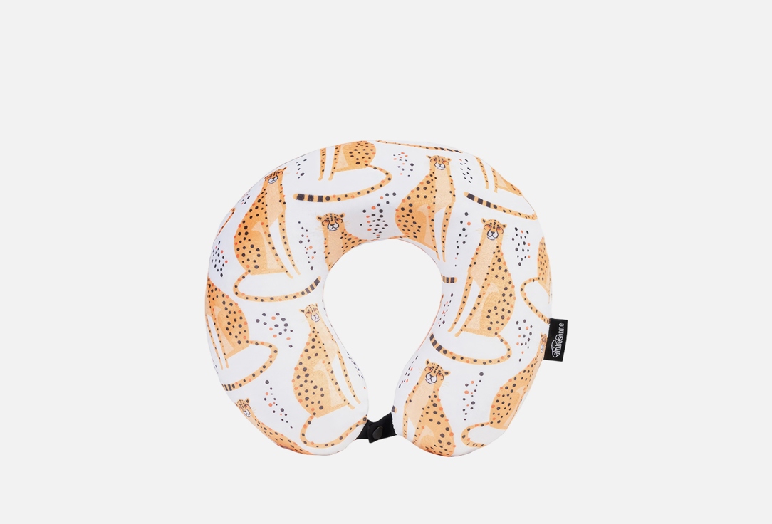

Подушка для путешествий на шею AMBESONNE, Пятнистые леопарды, 30х25 1 шт