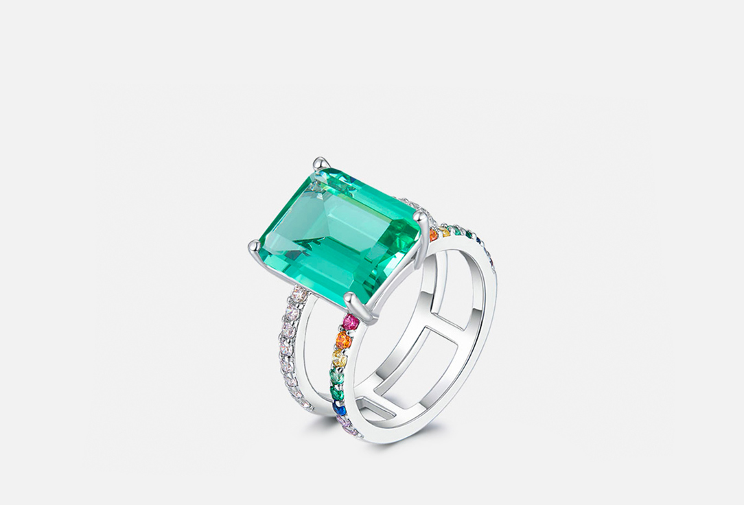 Изображение товара Двойное кольцо EVGENIA moment Double eternity green