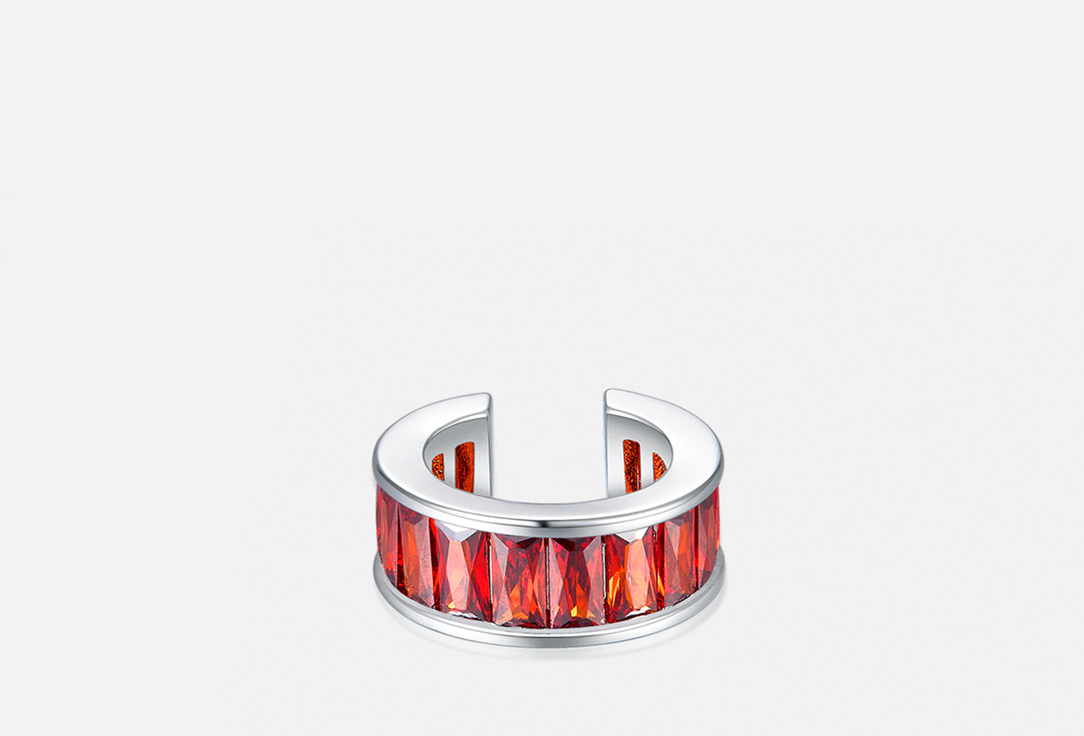 Изображение товара Кафф EVGENIA moment Red с фианитами и покрытием родирование