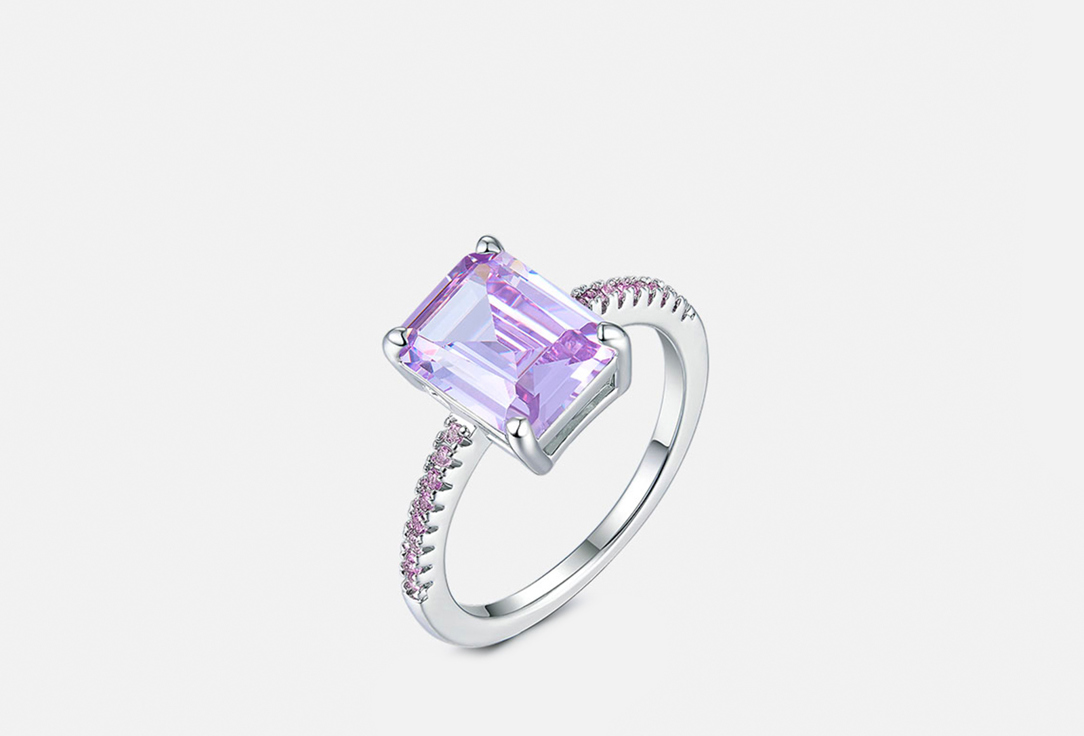 Изображение товара Кольцо EVGENIA момент Eternity lavender из ювелирного сплава с фианитом