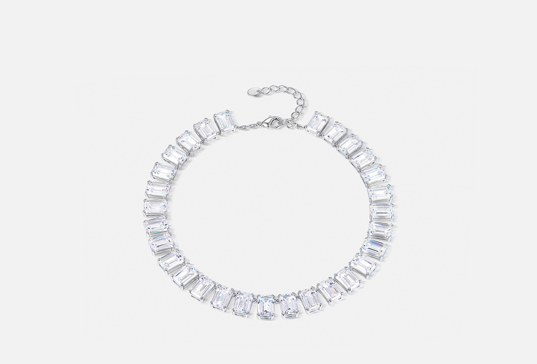 

Колье EVGENIA MOMENT, С камнями в огранке изумруд 1 шт