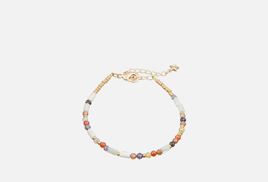 Изображение товара Браслет MIRÚSHKA все сбудется из металла с позолотой и перламутром для женщин