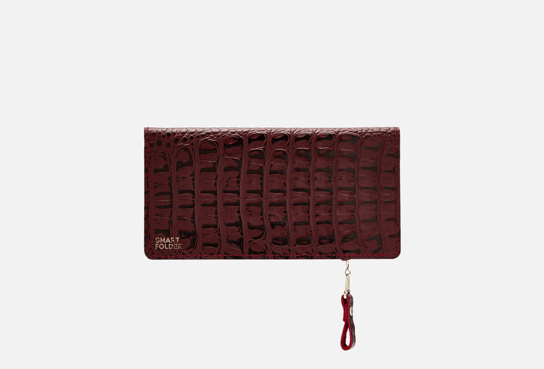 Изображение товара Кошелек портмоне Smart Folder Бордовый