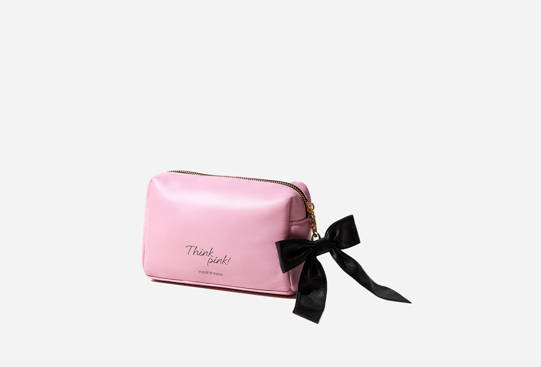 

Косметичка дорожная KASHINAKA, S Think Pink, розовая 1 шт