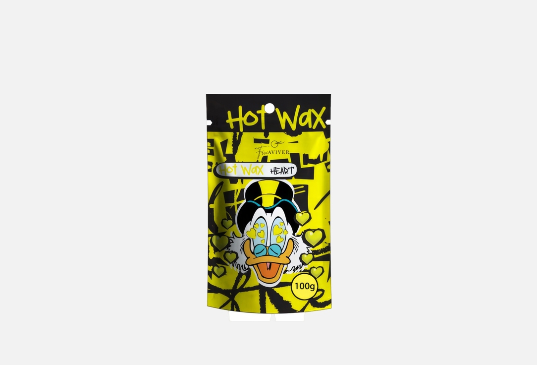 Воск для депиляции FREIAVIVER Hot Wax Hearts yellow 100 г