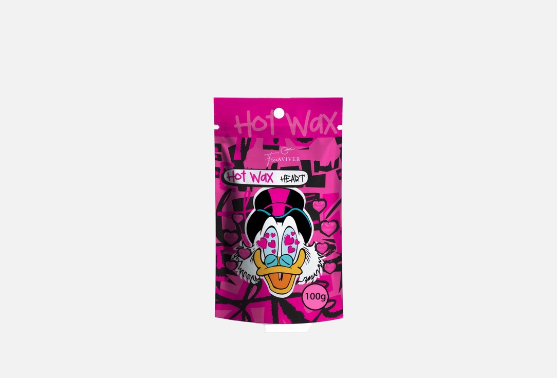 

Воск для депиляции бровей и лица FREIAVIVER, Hot Wax Hearts pink 100 г