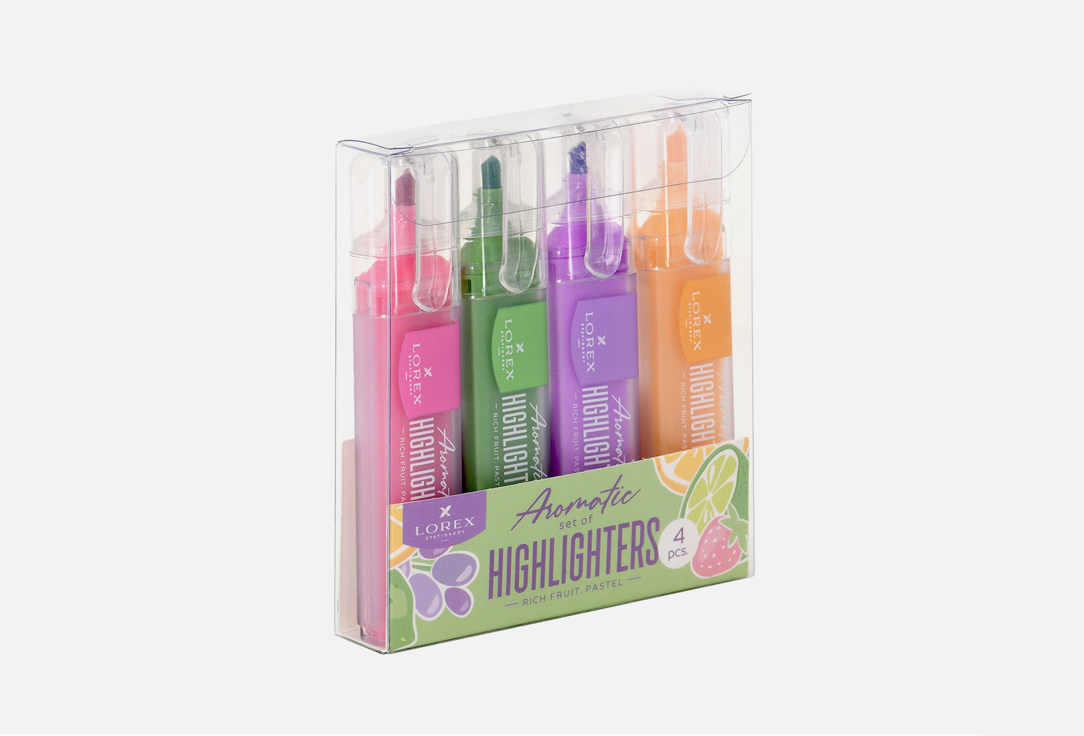 Изображение товара набор текстовыделителей LOREX Aromatic