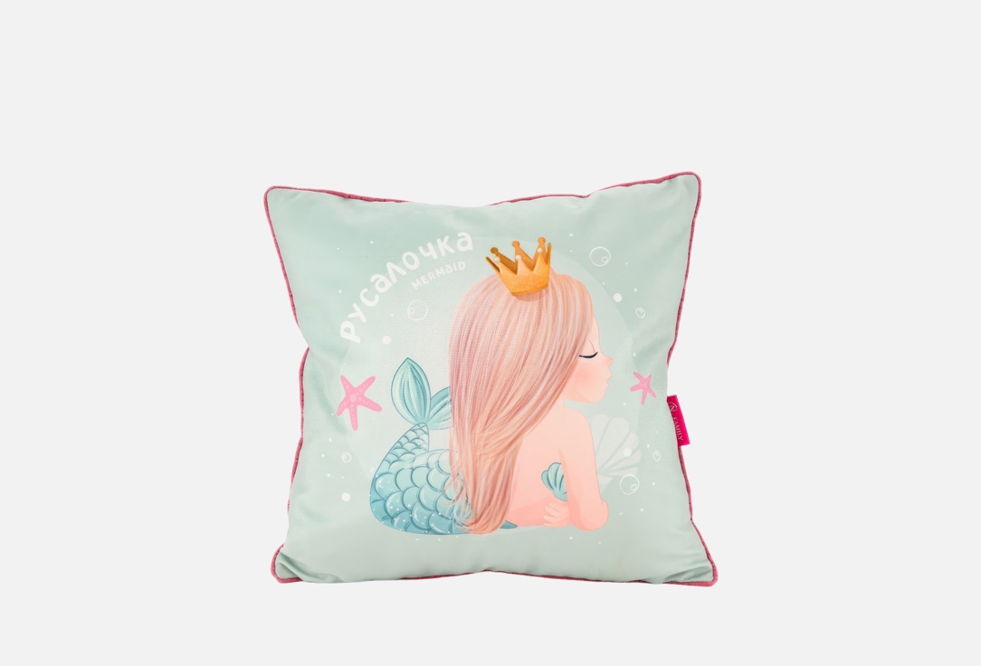 Изображение товара Подушка декоративная N Family Mermaid велюр, 40х40
