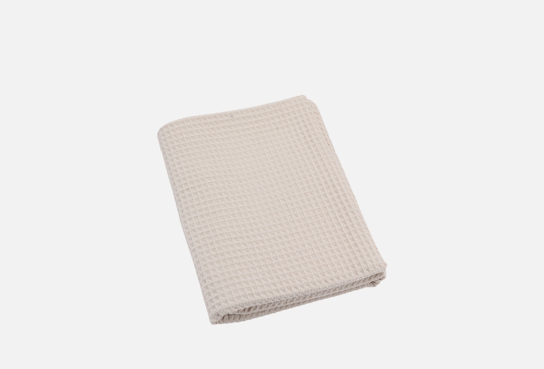 

Покрывало вафельное N FAMILY, Бежевый, Двуспальное, светло-бежевое, 220х200 1 шт