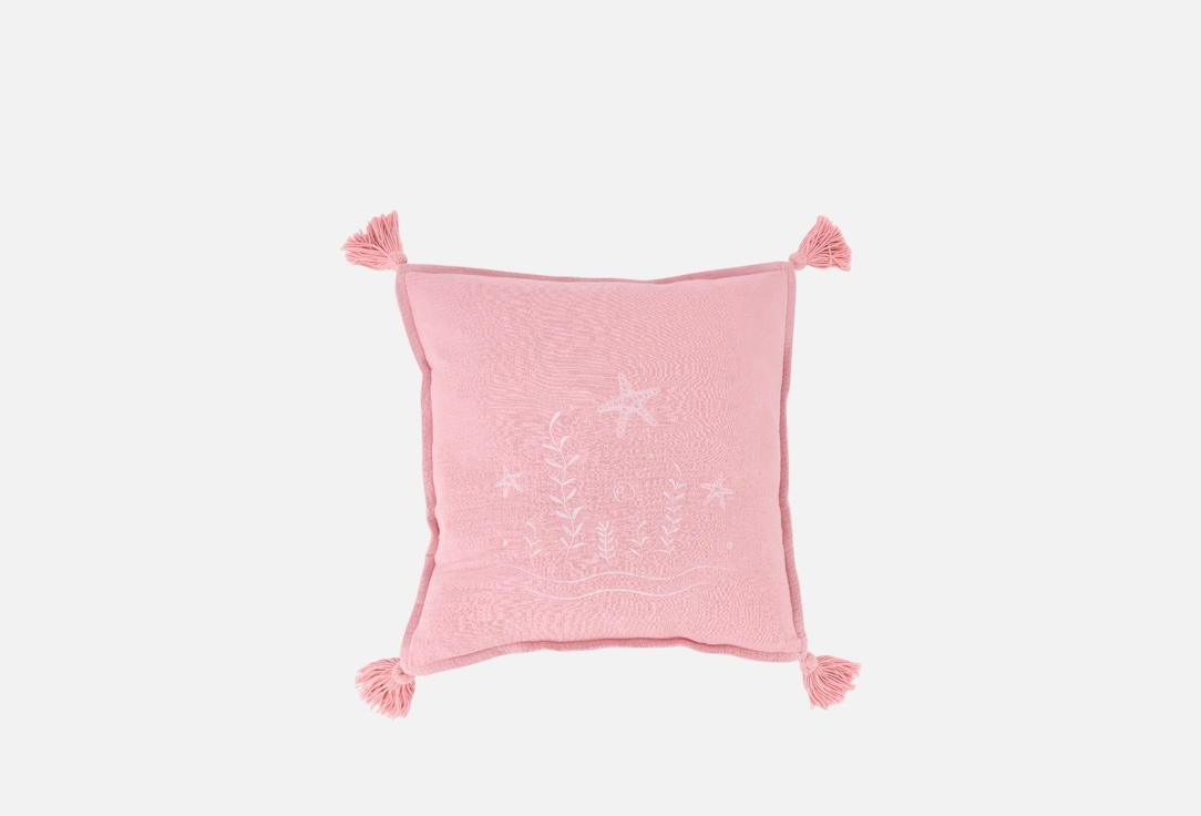 Изображение товара Подушка декоративная N Family MERMAID муслин с кистями, 40х40