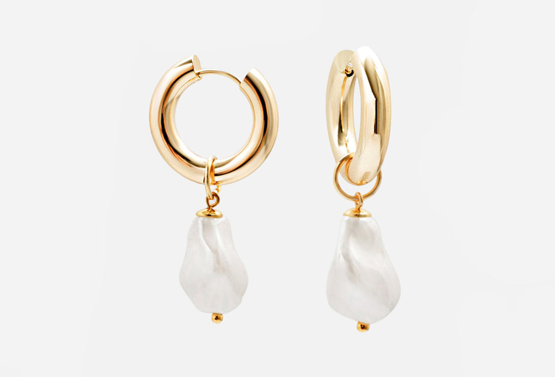 

Серьги-конго с подвесками PINKCODE, Mermaid позолота 2 шт