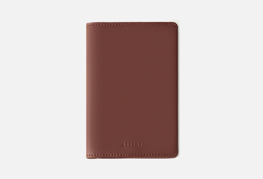 Изображение товара Обложка для паспорта Askent темно-кирпичный