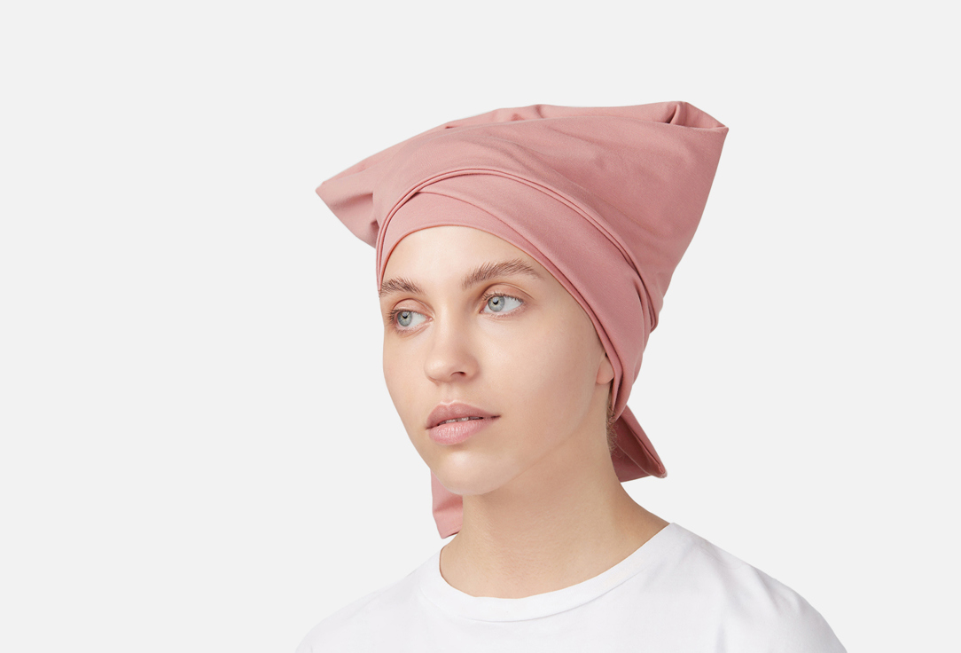 Изображение товара Тюрбан-полотенце для волос Hot Curls Store Розовая пудра