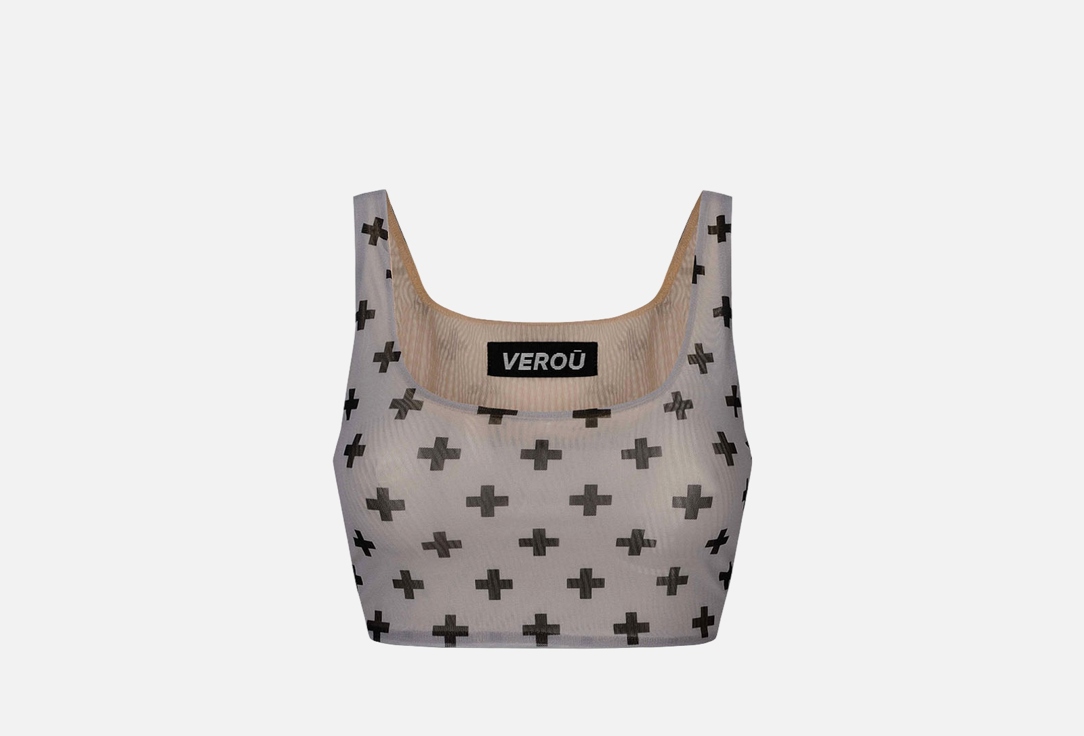 Крестик серый S мл