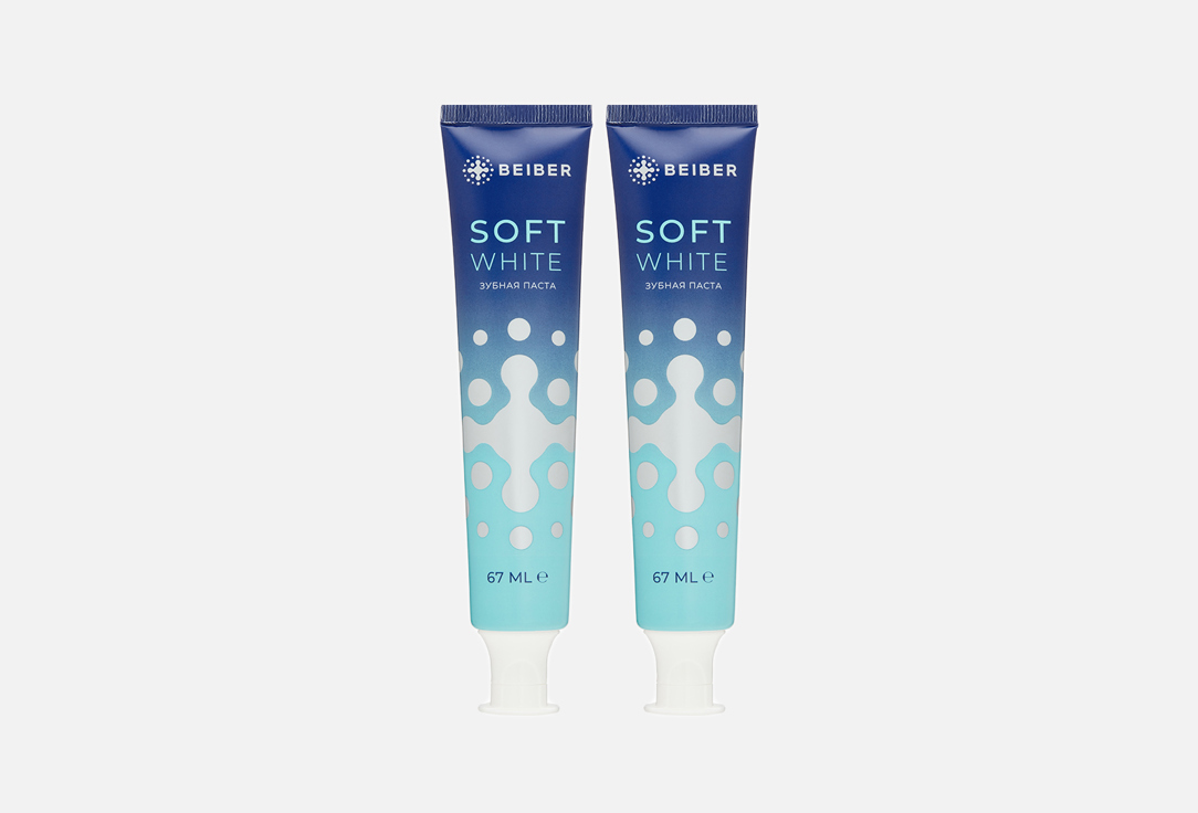 Набор зубных паст BEIBER Soft White 2 шт