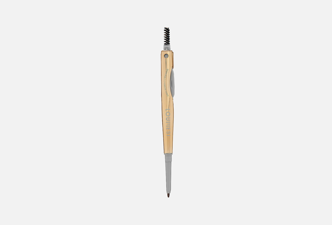 Автоматический карандаш для бровей bright eyebrow three-in-one pencil оттенок 3 dark brown 0,12 гр