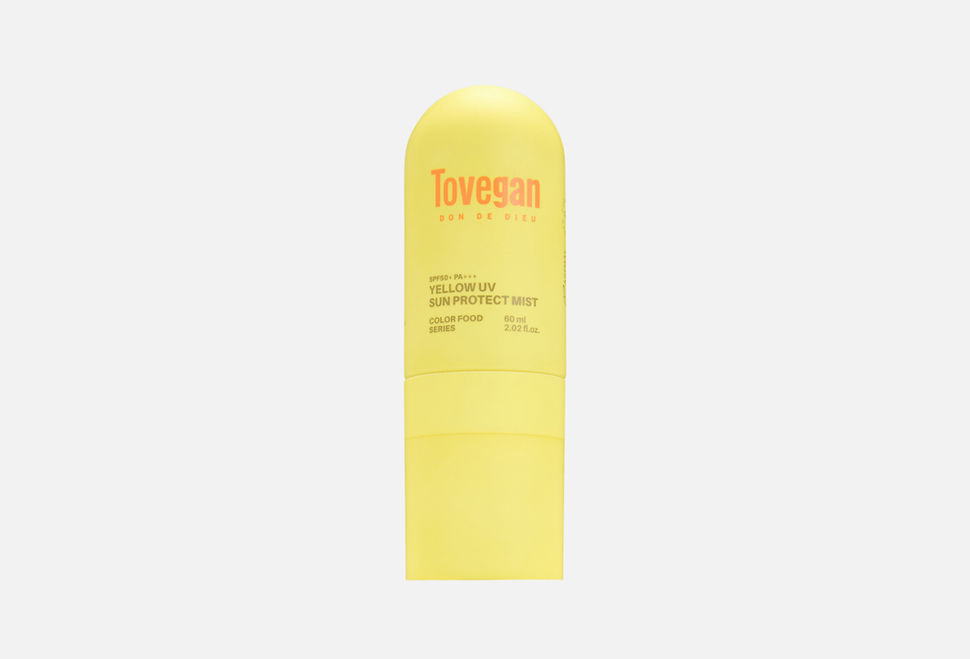 Изображение товара Солнцезащитный спрей для лица SPF50+PA+++ Tovegan Yellow UV Sun Protect Mist