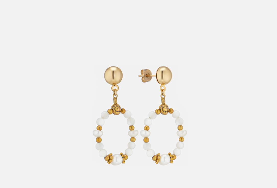 Изображение товара Серьги Lanzerotti Splendore с жемчугом, перламутром и гематитом