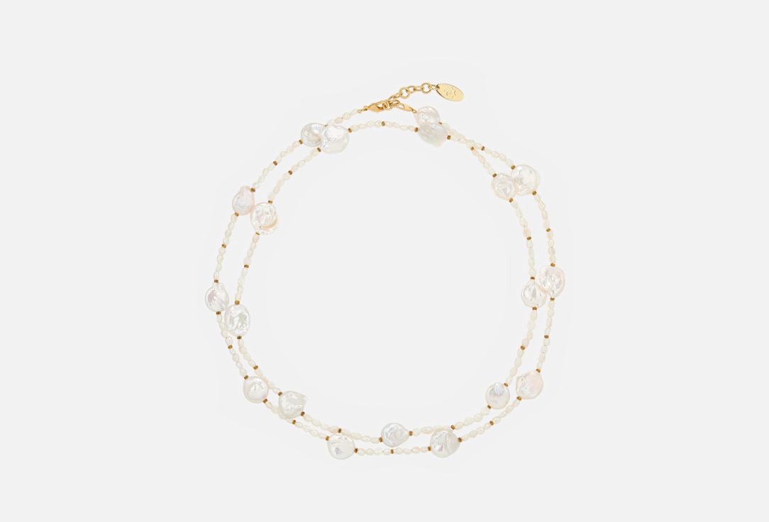 Изображение товара Колье Lanzerotti Splendore с жемчугом и гематитом - элегантное украшение для женщин