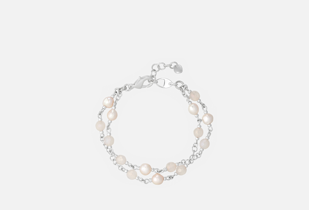 

Браслет LANZEROTTI, Splendore двойной с жемчугом и жадом 1 шт