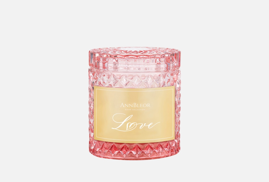 

Ароматическая свеча ANNBLEOR, Белый, Love 220 мл