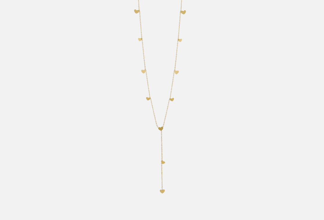 Цепь ATTRIBUTE SHOP Gold with hearts 1 шт
